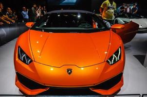 francfort - septembre 2015 lamborghini huracan lp 610-4 spyder prese photo