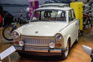 sinsheim, allemagne - mai 2022 trabant blanc p 601 1986 photo