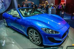 francfort - sept 2015 maserati granturismo mc centennial edition photo