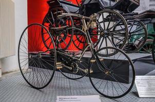 Dresde, Allemagne - mai 2015 vélo eureka 1885 à dresde transpo photo