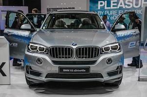 francfort - sept 2015 bmw x5 xdrive40e présenté à iaa interna photo