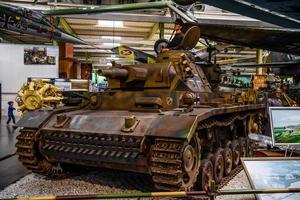 sinsheim, allemagne - mai 2022 char moyen de sable militaire panzerkampfwagen panzer iii 3 photo
