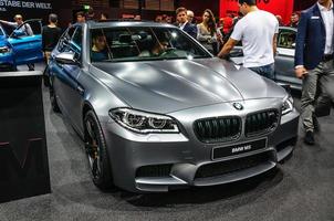 francfort - septembre 2015 bmw m5 présentée au iaa international mot photo