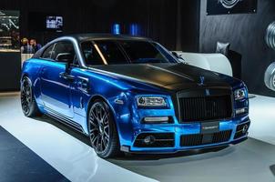 francfort - sept 2015 mansory bleurion rolls-royce wraith prese photo