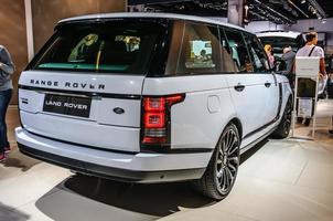 francfort - sept 2015 land rover range rover présenté à iaa i photo