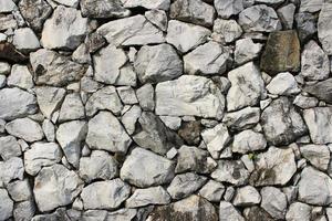 texture de pierre de roche rugueuse dans le mur qui est vieilli, grunge et sale photo