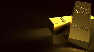 le lingot d'or pour le concept d'entreprise photo