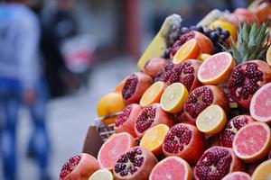 affichage coloré de fruits photo