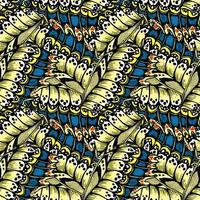 modèle sans couture avec ailes papillons machaon.illustration colorée. parfaitement adapté à la conception de tissus, textiles. photo