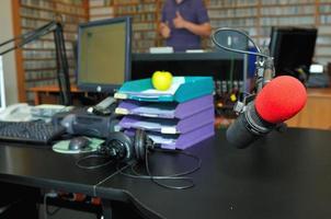micro de la radio photo