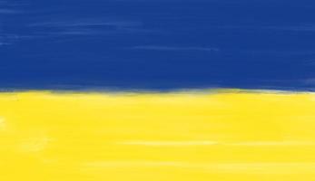 drapeau de l'ukraine, fond de coup de pinceau. symbole, affiche, bannière du drapeau national. dessin stylé. motif photo