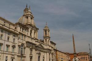 sainte agnese in agone sur la piazza navona, rome, italie photo