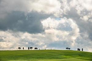 vue sur la magnifique campagne toscane photo