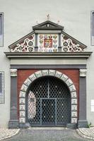 weimar, allemagne, 2014. porte ornée et arch à weimar allemagne photo