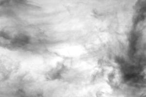 nuage texturé, noir abstrait, isolé sur fond blanc photo
