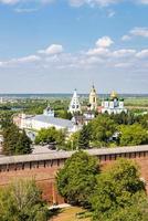 vue sur le mur et les églises du kremlin de kolomna photo