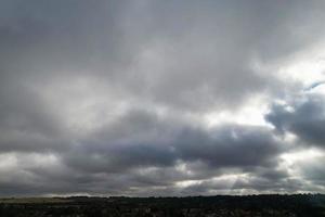 la plus belle vue aérienne des nuages le matin photo