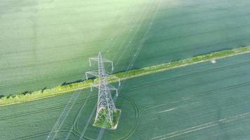 images aériennes et vue en grand angle de la campagne britannique, images de drones photo