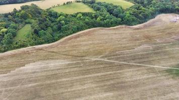 images aériennes et vue en grand angle de la campagne britannique, images de drones photo