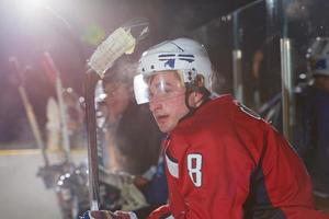 portrait de joueur de hockey sur glace photo