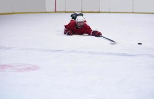 portrait de joueur de hockey sur glace photo