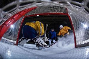 gardien de but de hockey sur glace photo