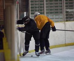 joueurs de hockey sur glace photo