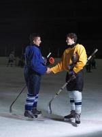 joueurs de hockey sur glace photo