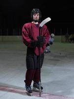 portrait de joueur de hockey photo