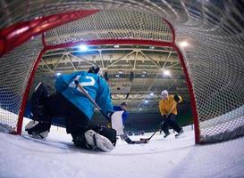 gardien de but de hockey sur glace photo