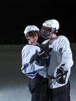 joueurs de hockey sur glace photo