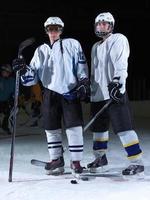 joueurs de hockey sur glace photo