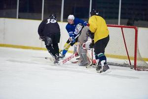 gardien de but de hockey sur glace photo