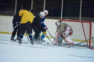 gardien de but de hockey sur glace photo