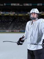 portrait de joueur de hockey photo