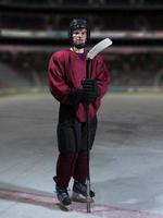 portrait de joueur de hockey photo