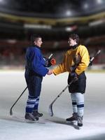 joueurs de hockey sur glace photo