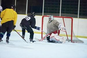 gardien de but de hockey sur glace photo