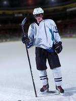 portrait de joueur de hockey photo