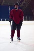 portrait de joueur de hockey sur glace photo