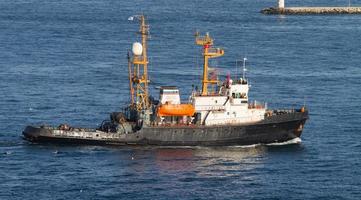 bateau de sauvetage en mer photo