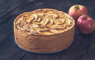 gâteau à la crème de pomme photo