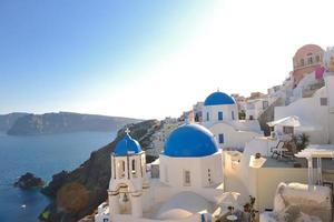 vue sur santorin grèce photo