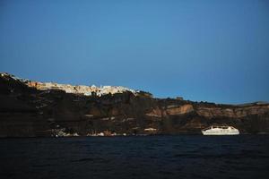 vue sur santorin grèce photo