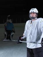 portrait de joueur de hockey photo