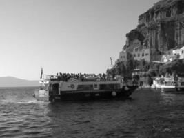 île de santorin en grèce photo