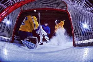 gardien de but de hockey sur glace photo