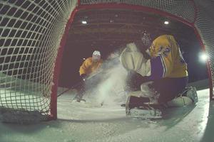 gardien de but de hockey sur glace photo