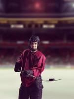 portrait de joueur de hockey photo