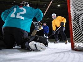 gardien de but de hockey sur glace photo